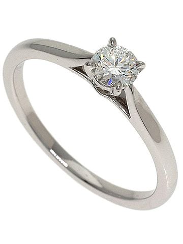 Cartier Cartier Solitaire Diamond Ring #49, Platinum PT950, Women's. (view 1)