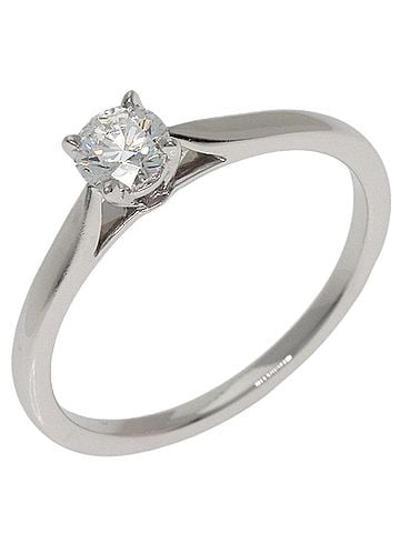 Cartier Cartier Solitaire Diamond Ring #49, Platinum PT950, Women's. (view 2)
