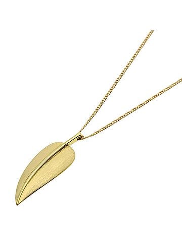 Tiffany & Co. Tiffany &amp; Co. Leaf Necklace, 18K Yellow Gold, Women's. (view 1)