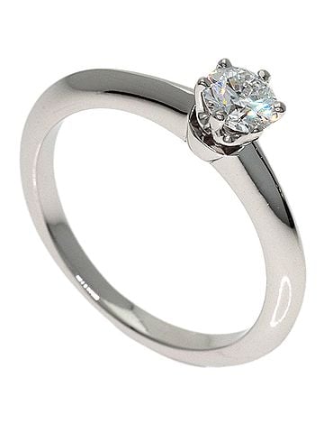 Tiffany & Co. Tiffany &amp; Co. Solitaire Diamond Ring, Platinum PT950, Women's. (view 1)