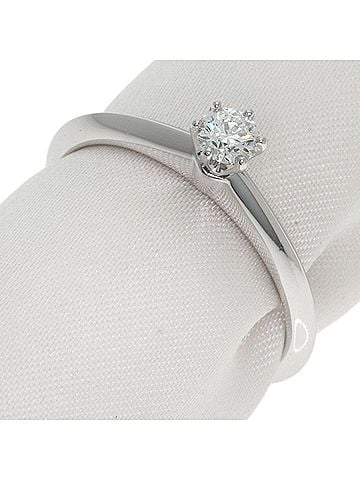 Tiffany & Co. Tiffany &amp; Co. Solitaire Diamond Ring, Platinum PT950, Women's. (view 1)