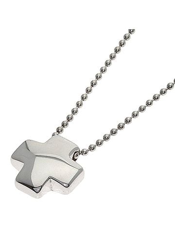 Tiffany & Co. Tiffany &amp; Co. Cross Necklace, Silver, Women's. (view 1)