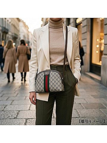 Gucci Gucci Ophidia Shoulder Bag, GG Supreme Canvas 499621, Beige, Women's, GUCCI (view 2)