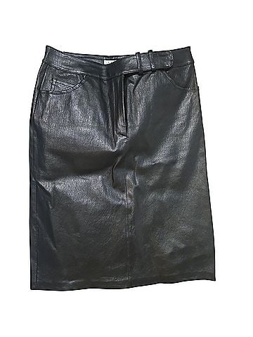 Vakko New York vakko new york Leather Skirt (view 1)