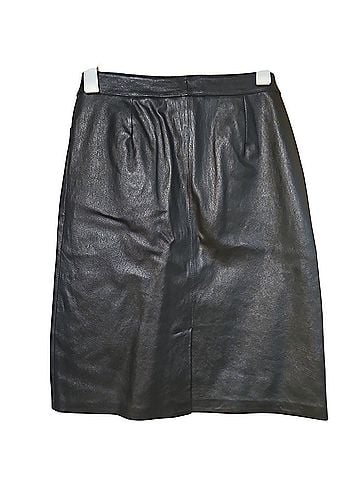 Vakko New York vakko new york Leather Skirt (view 2)