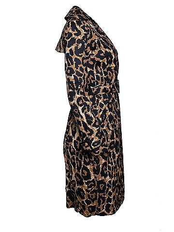 Diane von Furstenberg Diane Von Furstenberg, leopard printed trench coat (view 2)