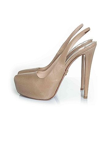 Prada Prada slingback heels with hidden platform (view 2)