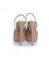 Prada 100% Leather Tan Prada slingback heels with hidden platform Size EU 38 1/2 - photo 5
