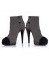 Chanel 100% Leather Gray Chanel Grey platform glitter boots Size EU 39 1/2 - photo 8