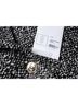 Chanel 100% Wool Black Chanel Wool tweed sequinned coat Size 6 - photo 5