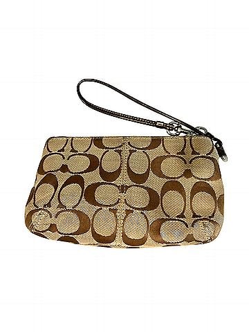 Coach Canvas Monogram Wristlet (view 2)