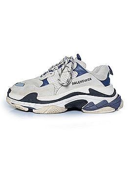 Balenciaga Balenciaga, Triple s trainers in grey and blue (view 2)