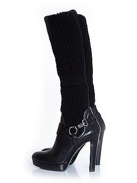 Gucci Gucci Black over knee sock boots (view 2)