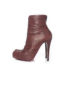 Christian Louboutin Christian Louboutin snakeskin platform boots (view 2)