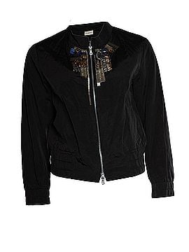 Dries Van Noten Dries van Noten, black embellished bomber jacket (view 1)