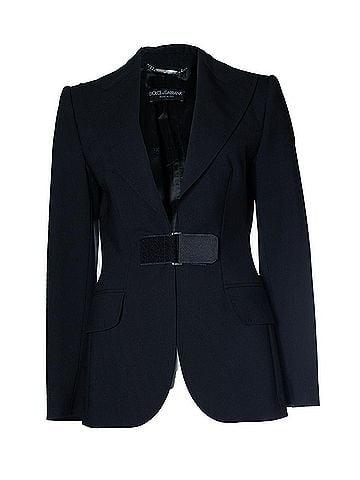 Dolce & Gabbana Dolce &amp; Gabbana, black blazer with velcro closure (view 1)