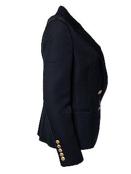 Pierre Balmain Pierre Balmain, black double breasted blazer (view 2)