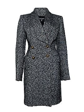 Balmain Balmain, black and white wool coat (view 1)