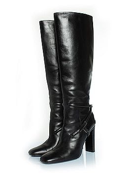 Tom Ford Tom Ford leather boots with T strap (view 1)