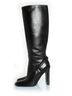 Tom Ford 100% Leather Black Tom Ford leather boots with T strap Size EU 39 - photo 2