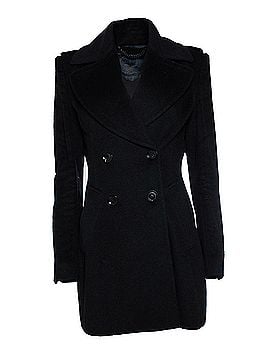 Burberry Burberry, black wool trench coat (view 1)