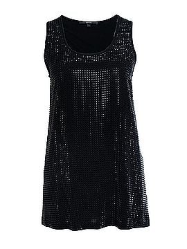 Gucci Gucci, black sleeveless top with rhinestones (view 1)
