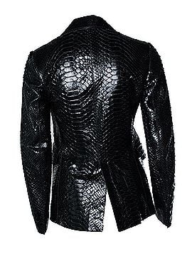 Alaïa Alaia, black python blazer (view 2)