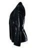 Alaïa 100% Snakeskin Black Alaia, black python blazer Size 6 - photo 3