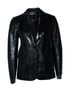 Alaïa 100% Snakeskin Black Alaia, black python blazer Size 6 - photo 4