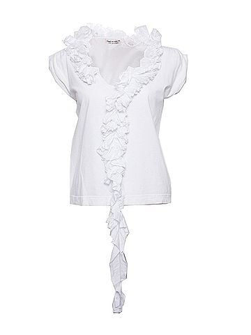Comme des Garçons Comme des Garcons, Vintage white top with rouges. (view 1)