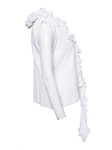 Comme des Garçons Comme des Garcons, Vintage white top with rouges. (view 2)