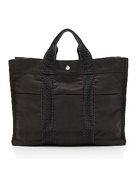 Hermès Hermes Vintage Canvas Herline MM Tote (view 1)