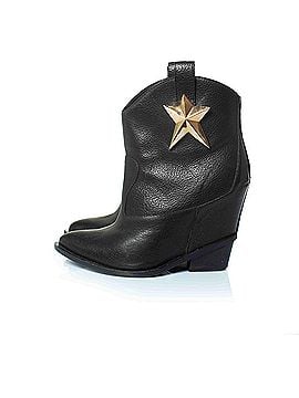 Giuseppe Zanotti Giuseppe Zanotti hidden platform wedge star boots (view 2)