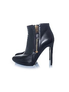 Tom Ford Tom Ford, black leather platform ankle boots (view 2)
