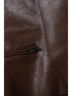 Hermès 100% Leather Brown Hermes, leather biker jacket in brown Size 4 - photo 8