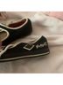 Lucky 13 Black Pink Flats Size 4 - photo 3