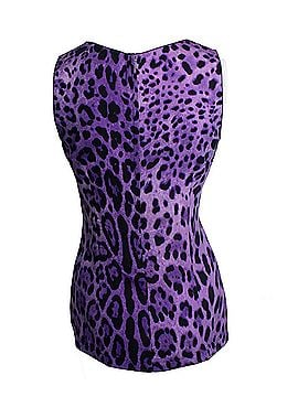 Dolce & Gabbana Dolce &amp; Gabbana, sleeveless leopard printed top (view 2)