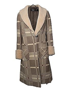 Ralph Lauren Ralph Lauren RRL, Shearling-collar jacquard coat (view 1)