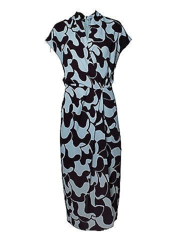 Dries Van Noten Dries van noten, light blue and brown maxi dress (view 1)