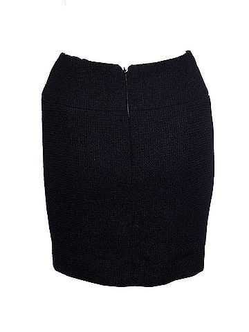 Chanel Chanel, Vintage black boucle skirt. (view 2)