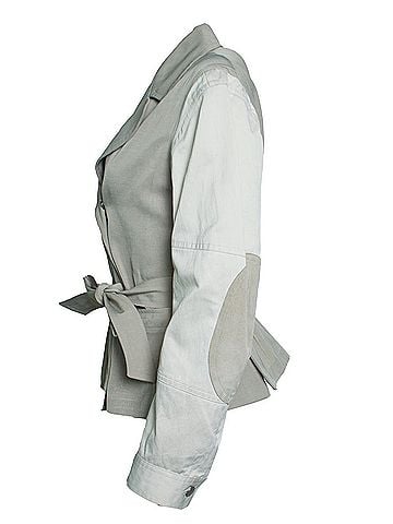Dries Van Noten Dries van Noten, Blazer trench coat with belt (view 2)