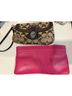 Coach Solid Brown Tan Pink Wristlet One size - photo 10