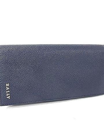 Bally BALLY Bally Long Wallet 6304910 Navy Leather Men's Bi-fold (view 1)