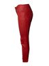 Givenchy 100% Leather Red Givenchy, red leather trousers Size 6 - photo 4