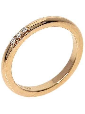 Tiffany & Co. Tiffany &amp; Co. Forever 3-Piece Diamond Ring, 18K Pink Gold, Women's. (view 2)