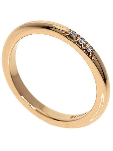 Tiffany & Co. Tiffany &amp; Co. Forever 3-Piece Diamond Ring, 18K Pink Gold, Women's. (view 1)