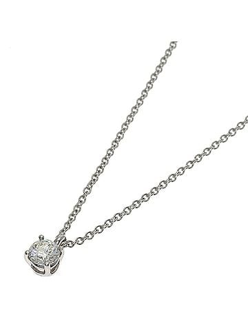 Tiffany & Co. Tiffany &amp; Co. Solitaire Diamond Necklace, Platinum PT950, Women's. (view 1)