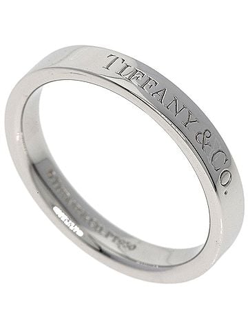 Tiffany & Co. Tiffany &amp; Co. Flat Band Ring, Platinum PT950, Women's Ring. (view 1)