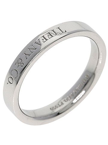 Tiffany & Co. Tiffany &amp; Co. Flat Band Ring, Platinum PT950, Women's Ring. (view 2)