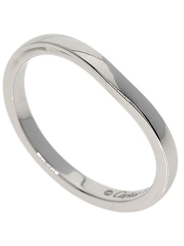 Cartier Cartier Ballerina Curve #53 Ring, Platinum PT950, Women's. (view 1)